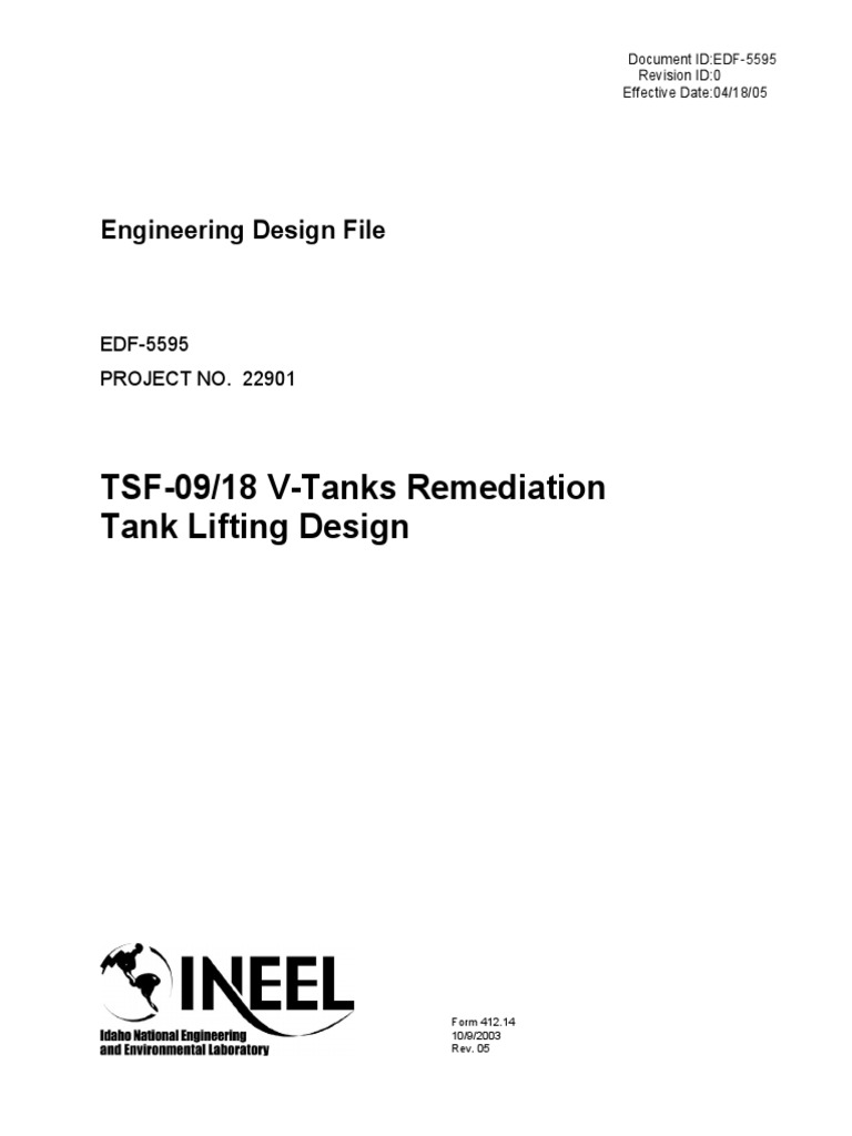 Tank Lifting Lug Design Analysis | PDF | Crane (Machine) | Stress ...