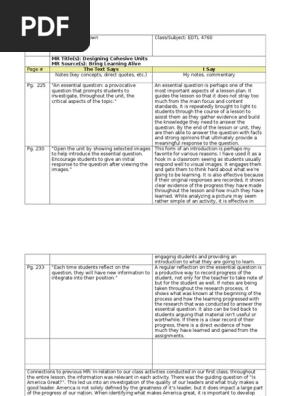 two-column notes- mr 1