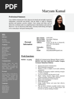 RESUME CV SAMPLE FOR WRITERS