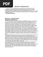 McCulloch Vs Maryland Case Brief