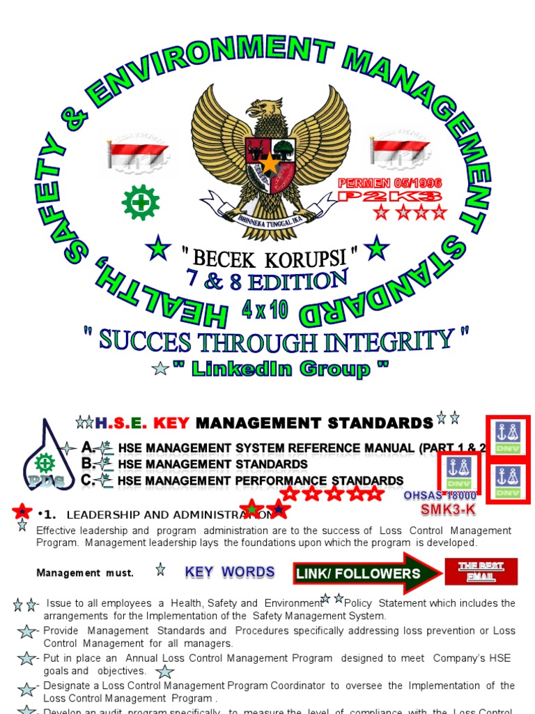 1.1. HSE KEY MANAGEMENT STANDARD.ppt | Personal Protective Equipment ...