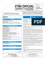 Boletín Oficial de la República Argentina, Número 33.450. 30 de agosto de 2016