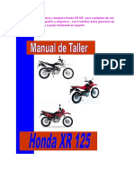 Honda XR 125 Manual de Taller