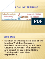 Core Java Training Online - Core Java Online Training - Core Java Online Courses