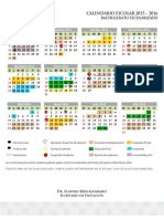 Calendario Escolarizado 2015 2016 PDF