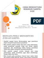 Cara Menghitung Minimum Sampel Size - ELIA & WIDIA