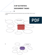 Follow-Up Activities Assessment Tasks Activity One