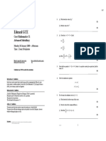 Combined QP (Reduced) - C1 Edexcel