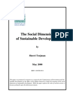 Social Dimension of Sustainable Development