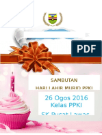 Sambutan Birthday Ppki