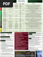 Rules Summary - Matrix