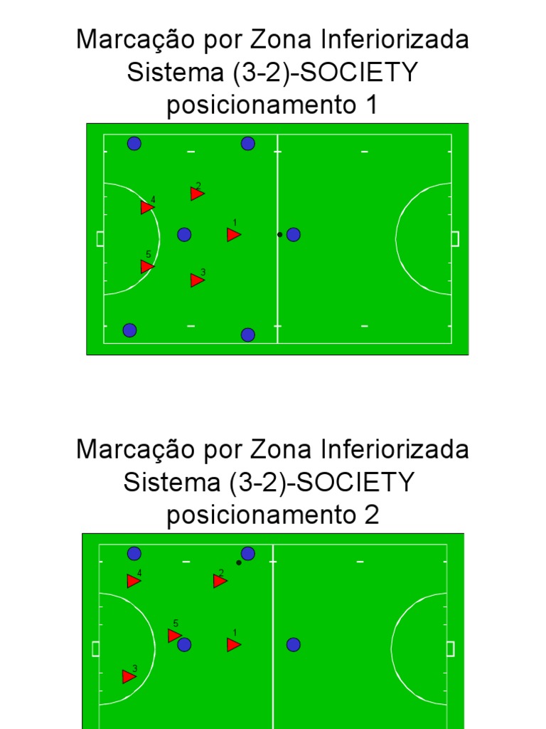 Um campo de futebol cibernético azul com um esquema tático da