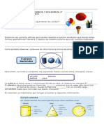 Guía de cuerpos geométricos redondos y poliedros 3° básico