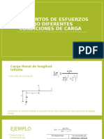 Incrementos de Esfuerzos Bajo Diferentes Condiciones de Carga