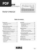 Minilogue Korg Manual