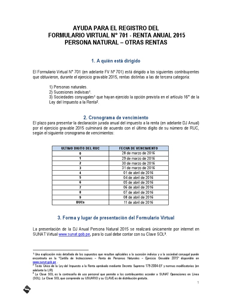 Ayudas Formulario Virtual Simplificado 701 | PDF | Compartir (Finanzas ...