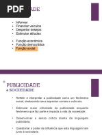 Publicidade e Sociedade