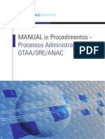 MANUAL DE Procedimentos - Processos Administrativos GTAA/SRE/ANAC.pdf