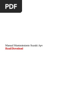 Download Manual Mantenimiento Suzuki Apv by Allan Rayo SN322581912 doc pdf