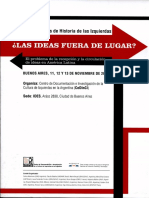 V Jornadas de Historia de Las Izquierdas: ¿Las "Ideas Fuera de Lugar"? El Problema de La Recepcion y Circulacion de Ideas en America Latina.