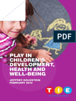 Play is Necessary for Child Development and Well-Being