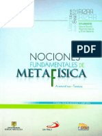 Nociones de Metafísica