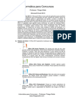 Conceitos - Microsoft Excel 2013 -Professor