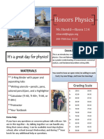 Honors Physics Syllabus 2016-17
