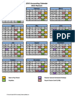 2016 Accounting Calendar