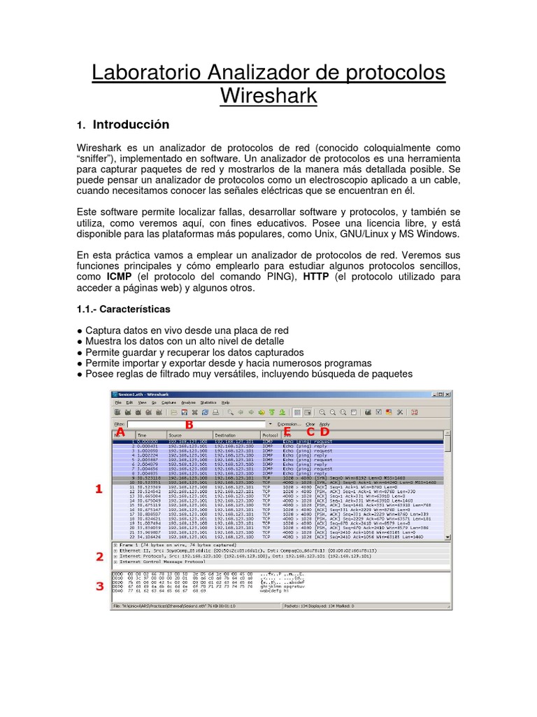 Uso de Wireshark en Análisis de Protocolos | PDF | Protocolos de ...