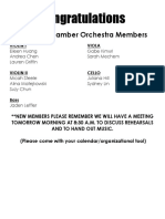 Chamber Orchestra 2016