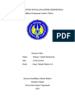 Laporan Praktek Instalasi Listrik Residensial