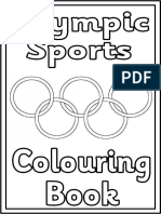 Olympic Sport Colouring
