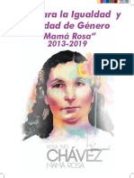 MinMujer - Publicaciones - 2014-10-07 05-12-04 - Plan para la Igualdad y Equidad de Género &quot;Mamá Rosa&quot; 2013-2019.pdf