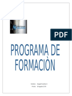 Programa de Formacion