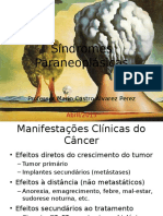 Síndromes Paraneoplásicas Prof Mario Castro Medicina - UERJ