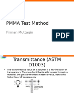 PMMA Test Method