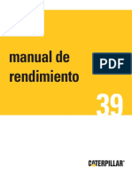 Manual de Rendimiento Caterpillar Edicion 39 en Espanol