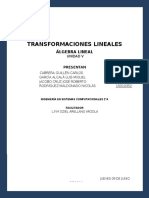 Unidad v. Transformaciones Lineales