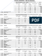 Analisis de Costos Unitarios Red Desague