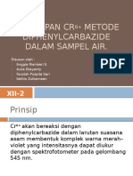 (Kelompok 4. Kelas 12-2) Penetapan Cr6+ Metode Diphenylcarbazide