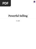 Powerful Selling V 1.0 | PDF | Sales | Starbucks
