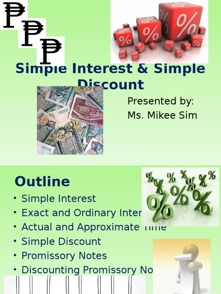 BUSANA1 Chapter 1 : Simple Interest & Simple Discount ...