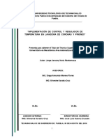 Implementación de Control y Regulador de Temperatura en Lavadora de Coronas y Piñones