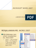 01. Mengenal Wm. Word 2007