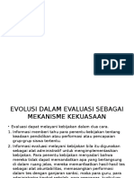 Evolusi Dalam Evaluasi Sebagai Mekanisme Kekuasaan