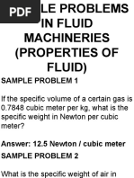 SP 1 (Fluid Properties)