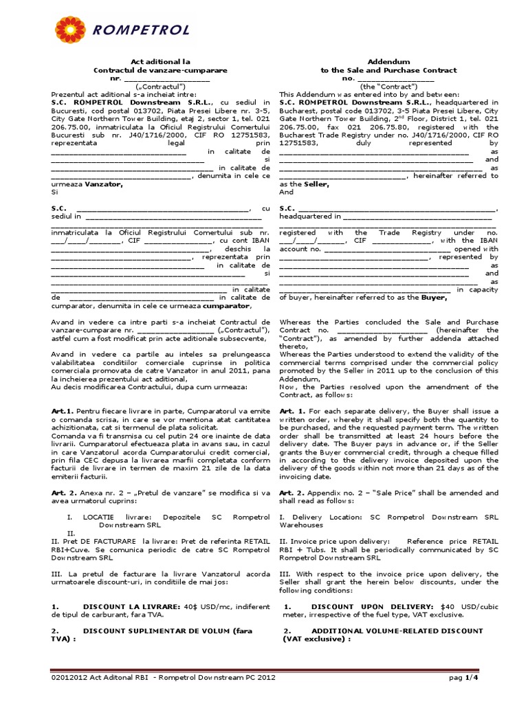 Aditional Rbi Politica 2012 Ro En Payments Discounting