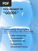 Procurement law RA 9184