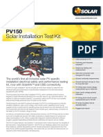 PV150 Installation Test Kit